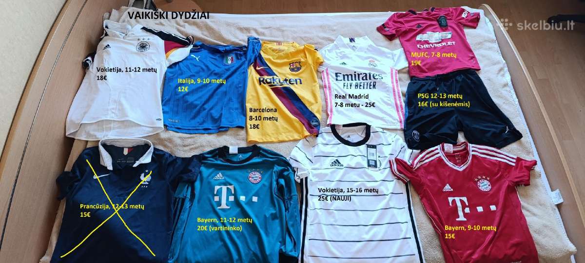 Originalūs vaikiški futbolo marškinėliai - nuotraukos Nr. 5