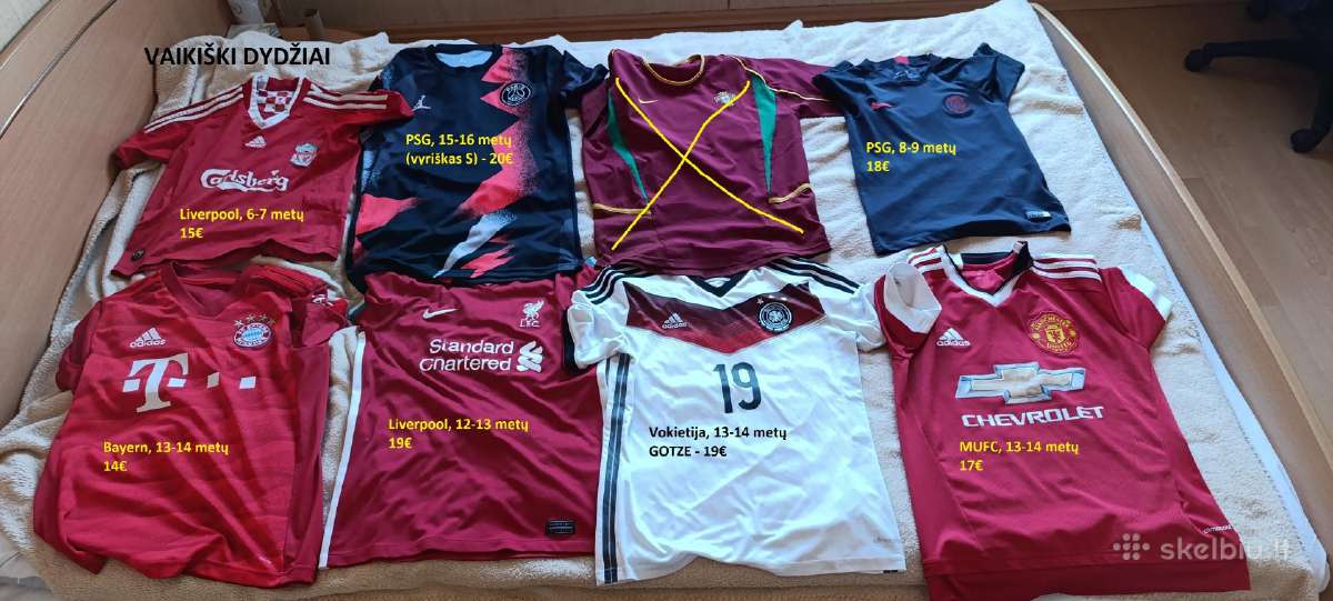 Originalūs vaikiški futbolo marškinėliai - nuotraukos Nr. 6