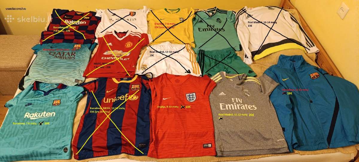 Originalūs vaikiški futbolo marškinėliai - nuotraukos Nr. 8