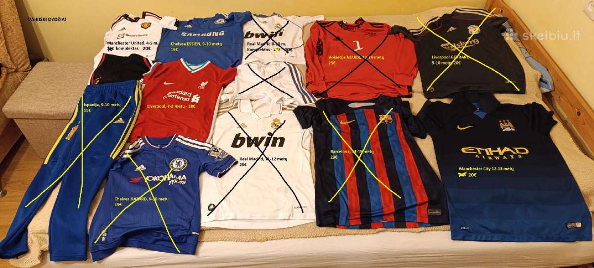 Originalūs vaikiški futbolo marškinėliai - nuotraukos Nr. 12