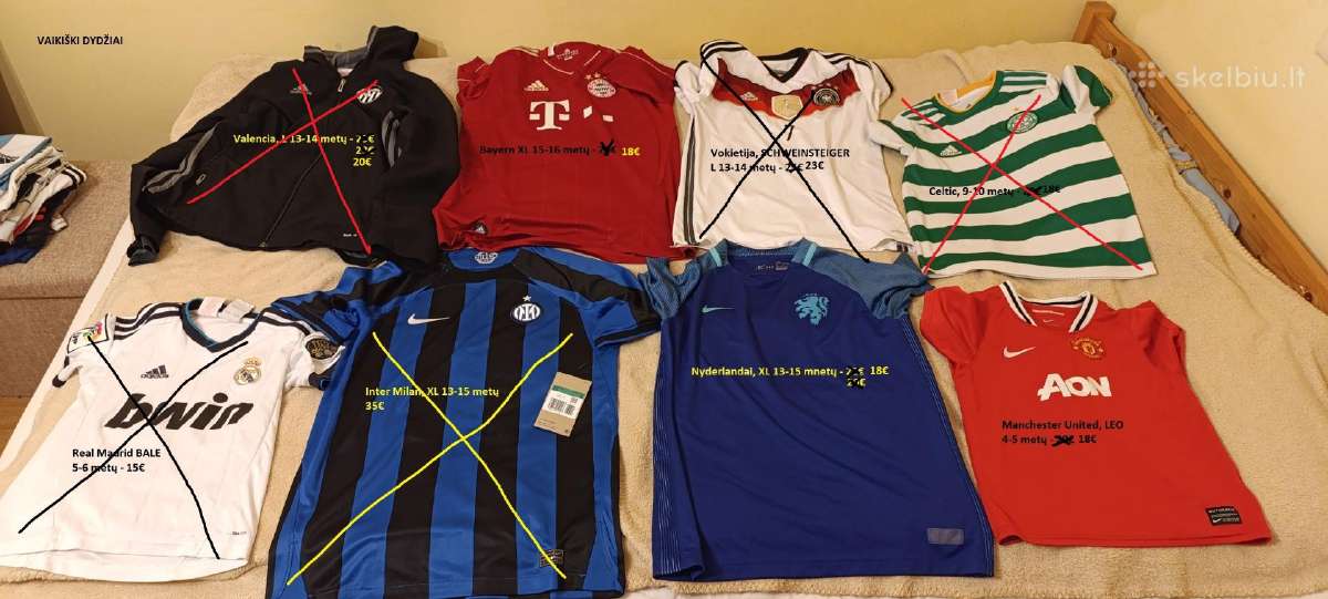 Originalūs vaikiški futbolo marškinėliai - nuotraukos Nr. 13