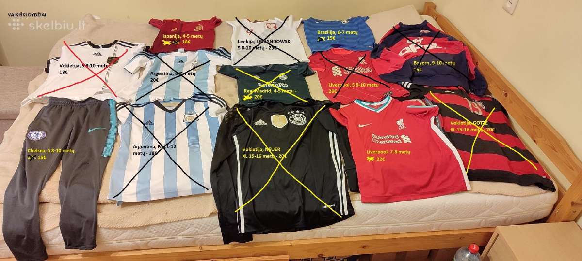 Originalūs vaikiški futbolo marškinėliai - nuotraukos Nr. 14