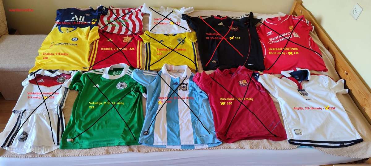 Originalūs vaikiški futbolo marškinėliai - nuotraukos Nr. 15