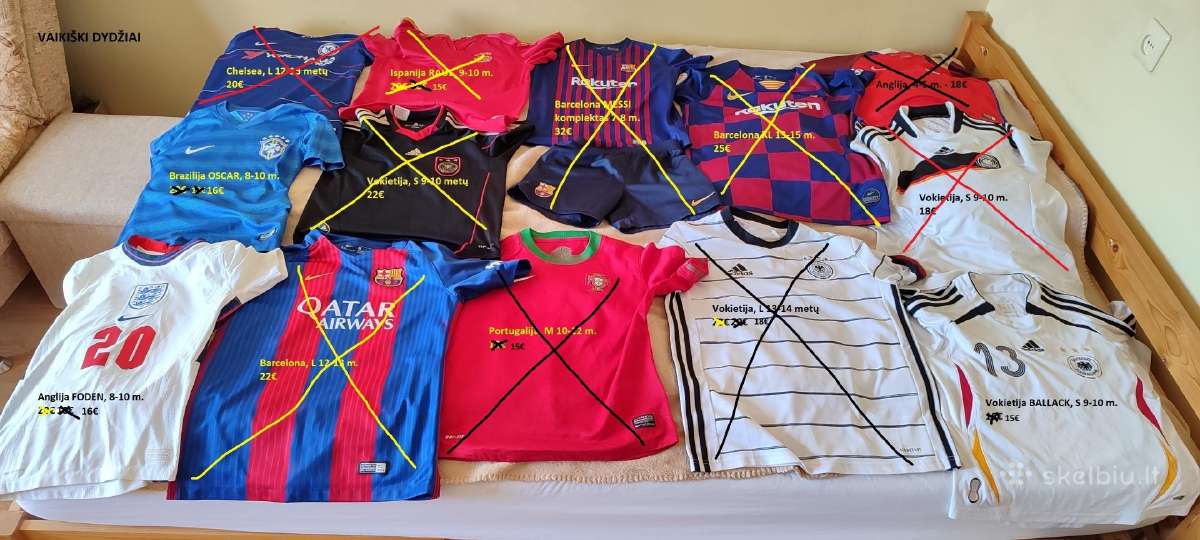 Originalūs vaikiški futbolo marškinėliai - nuotraukos Nr. 16