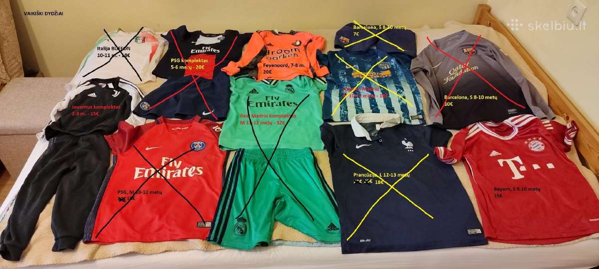 Originalūs vaikiški futbolo marškinėliai - nuotraukos Nr. 17