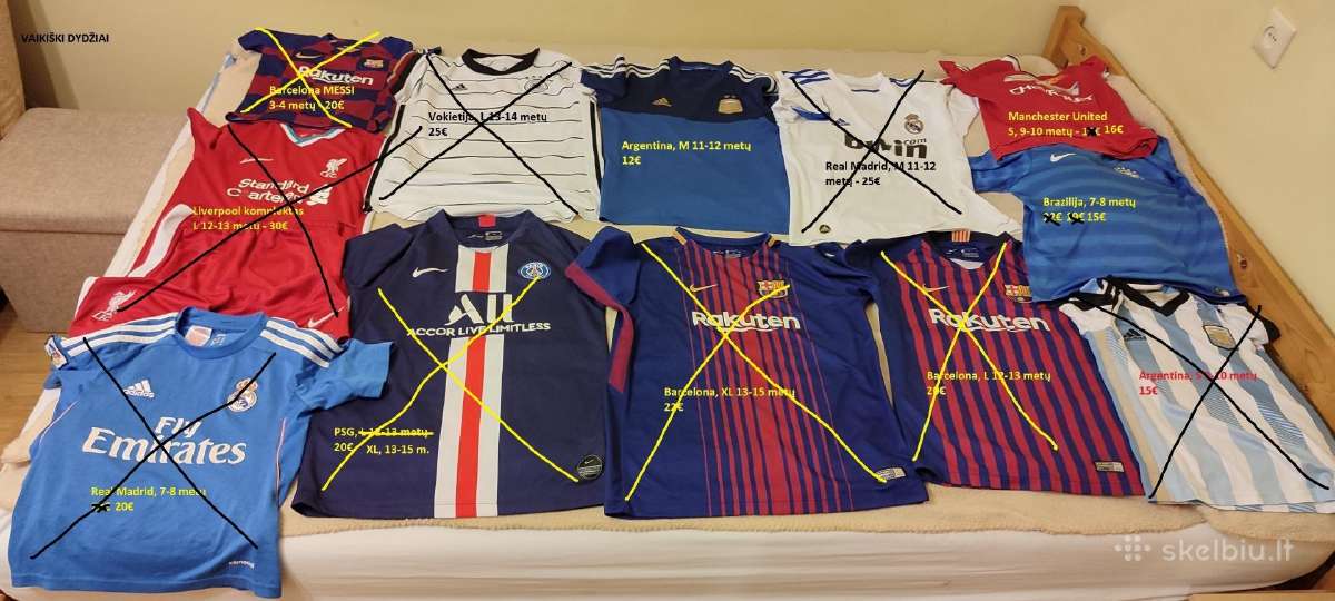 Originalūs vaikiški futbolo marškinėliai - nuotraukos Nr. 21