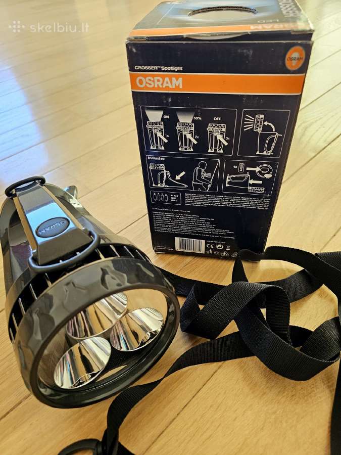 Naujas vokiškas LED prožektorius Osram Crosser - nuotraukos Nr. 2