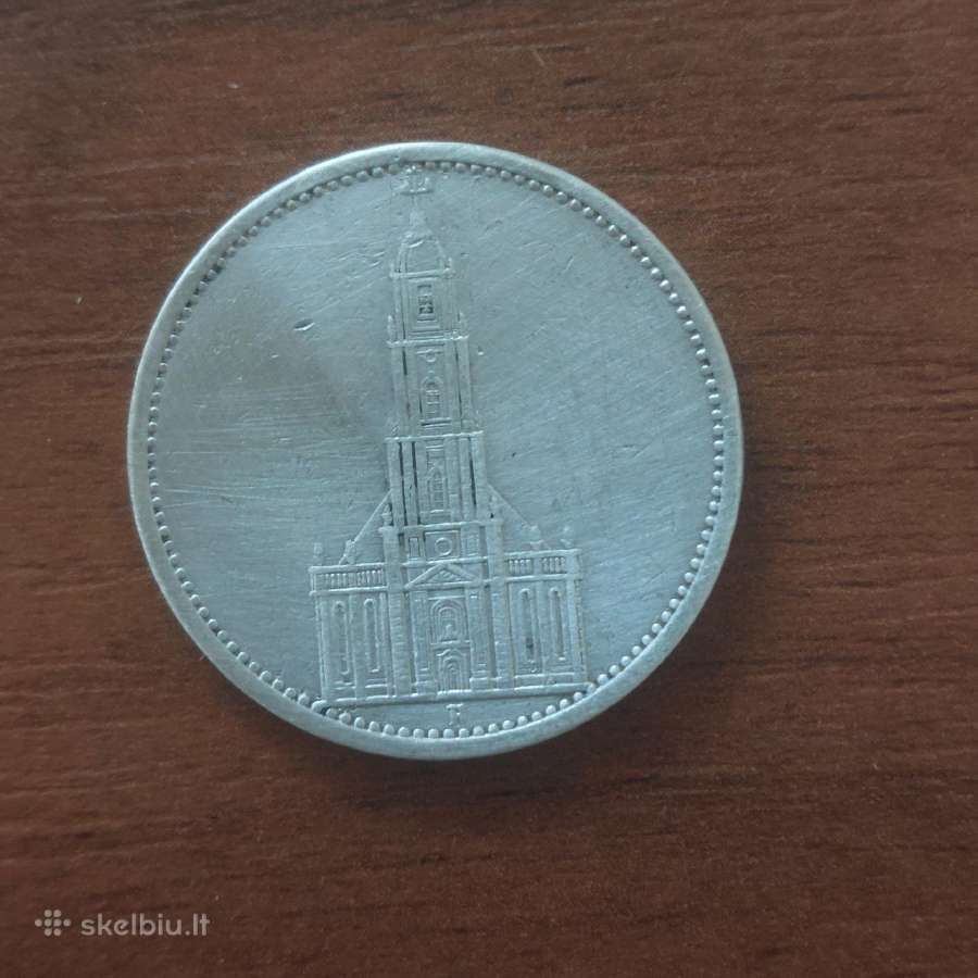 5 Reichsmark 1935 m. Germany ,Vokietija