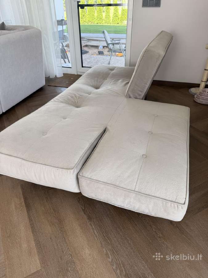 Pilka sofa-lova - nuotraukos Nr. 4