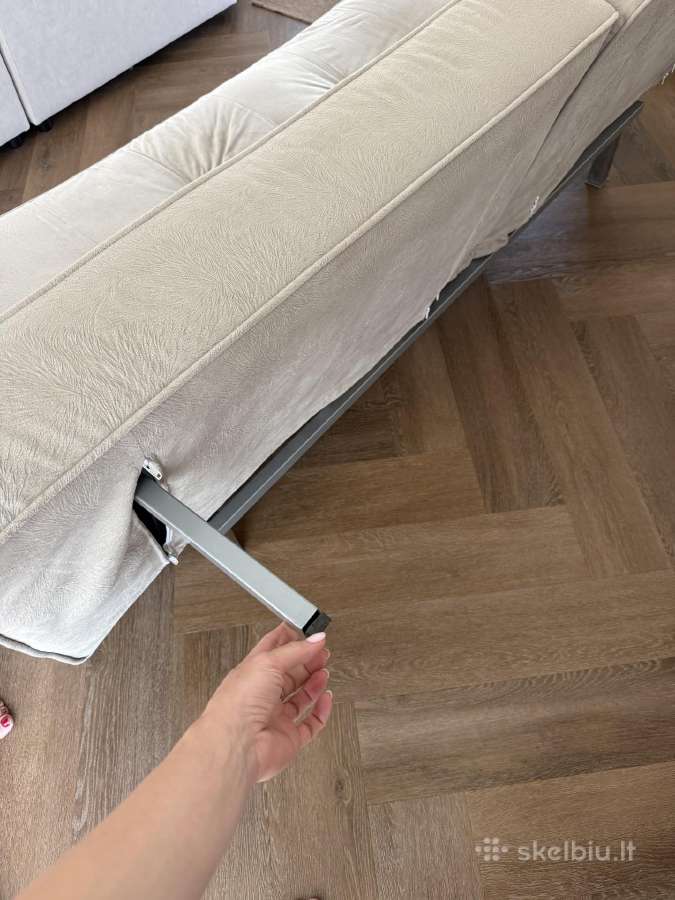 Pilka sofa-lova - nuotraukos Nr. 5