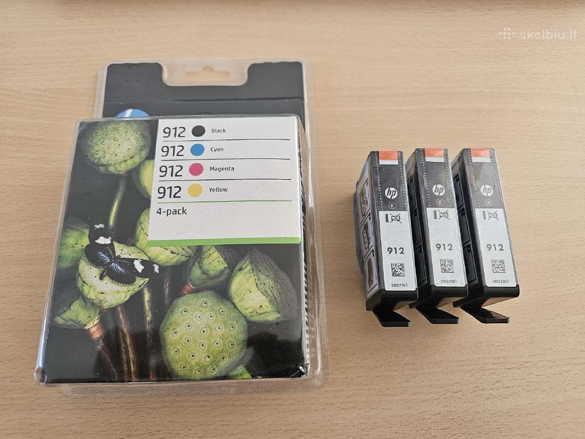 Hp 912 kasečių rinkinys