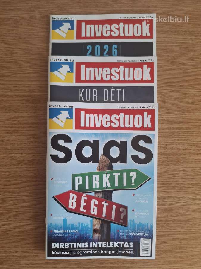 Žurnalai "Investuok", 2026 m. 3 numeriai