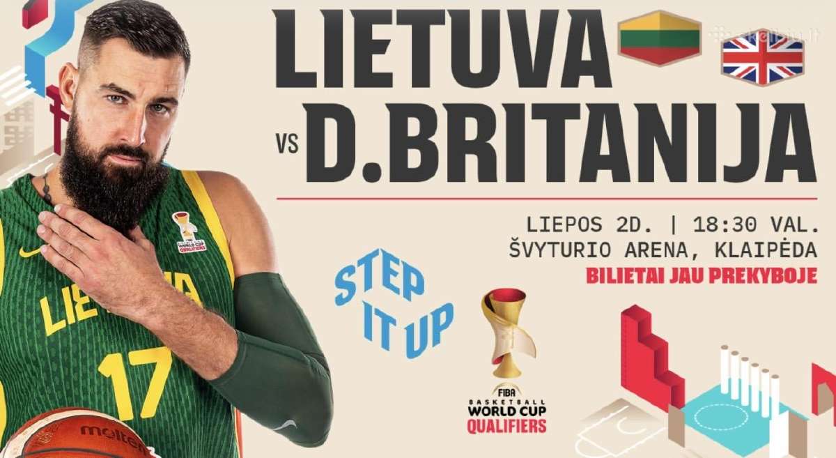 Lietuva - Didžioji Britanija 07/02 parketinė eilė