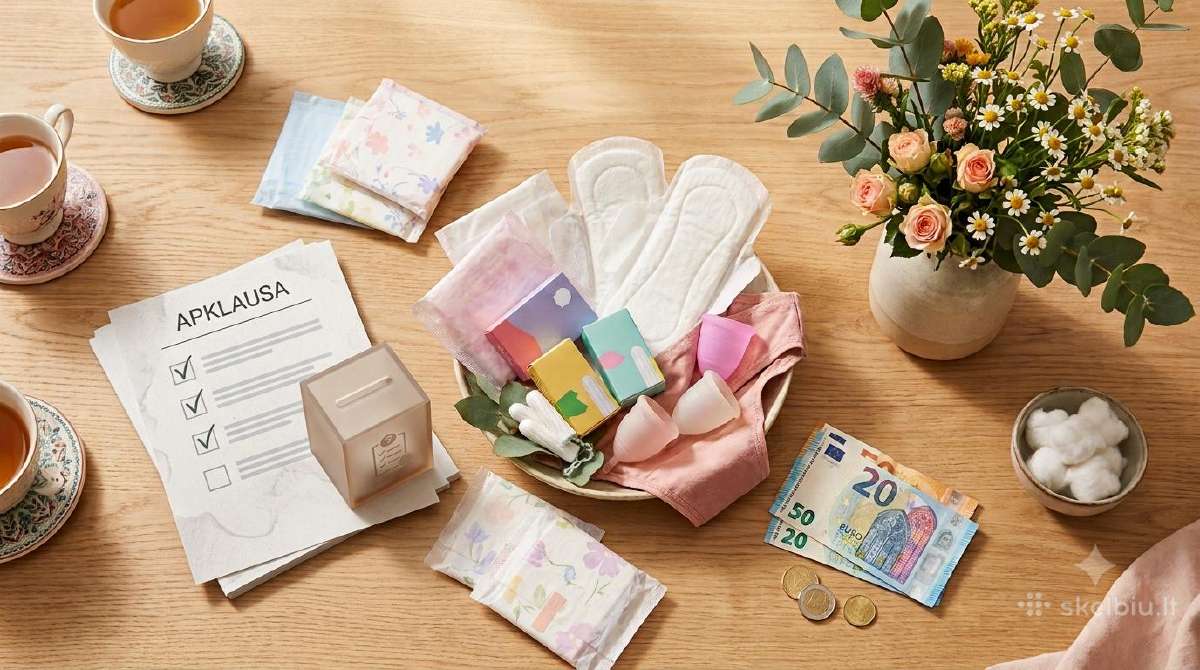 Apmokama apklausa apie moterų higienos produktus