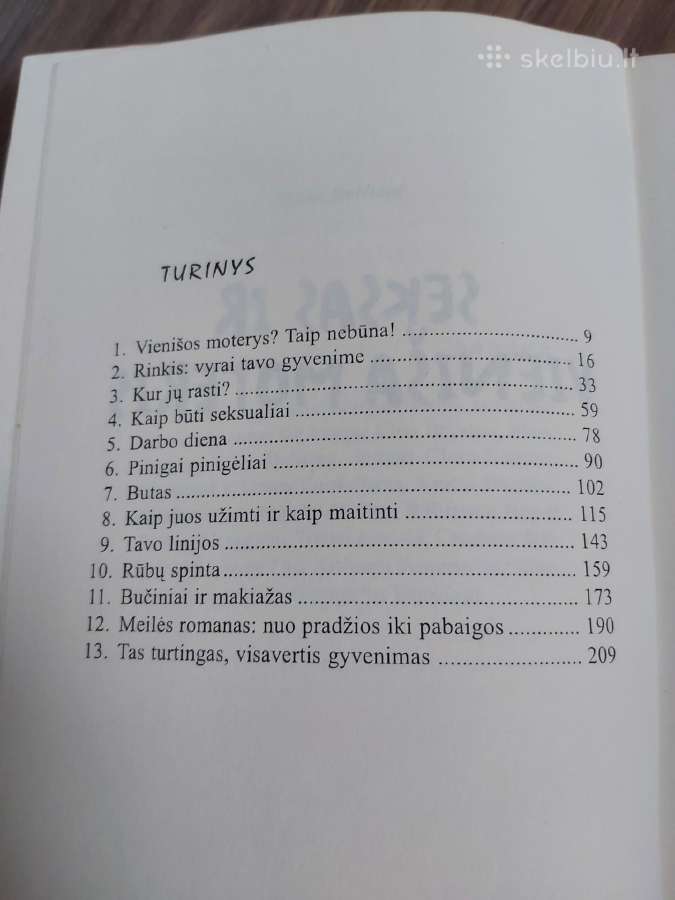 Knyga Seksas ir vieniša moteris - nuotraukos Nr. 3