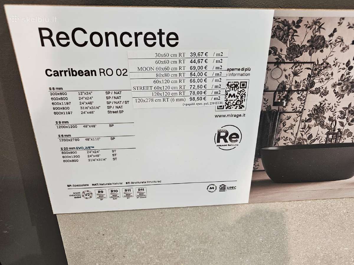 Plytelės Mirage Reconcrete Ro02 - nuotraukos Nr. 5
