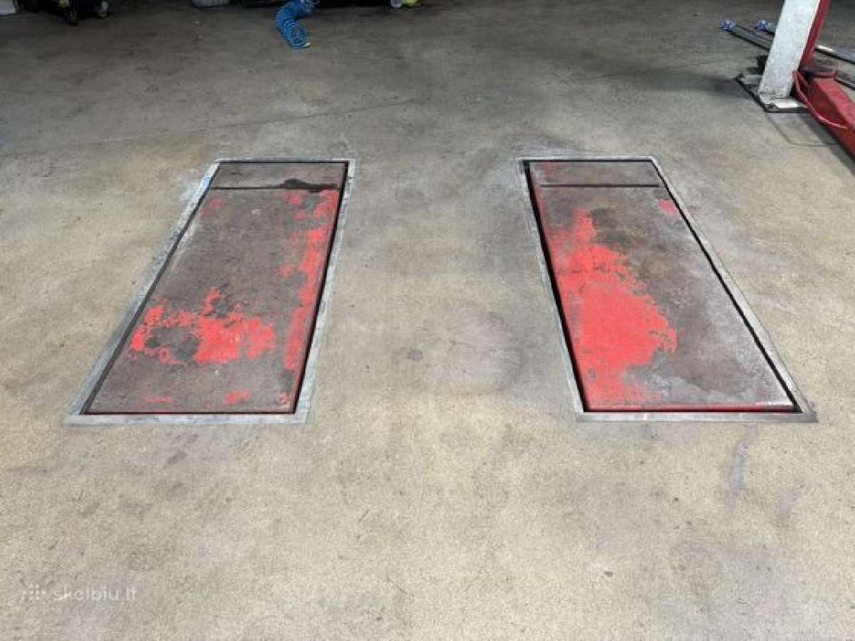 Automobilinis žirklinis keltuvas, stabdžių stendas
