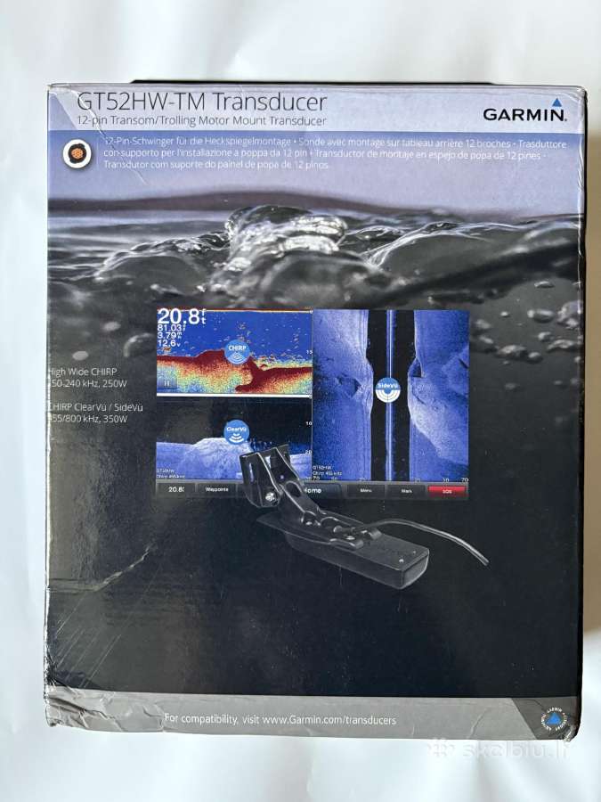 Garmin sonaras Gt52hv sonaras