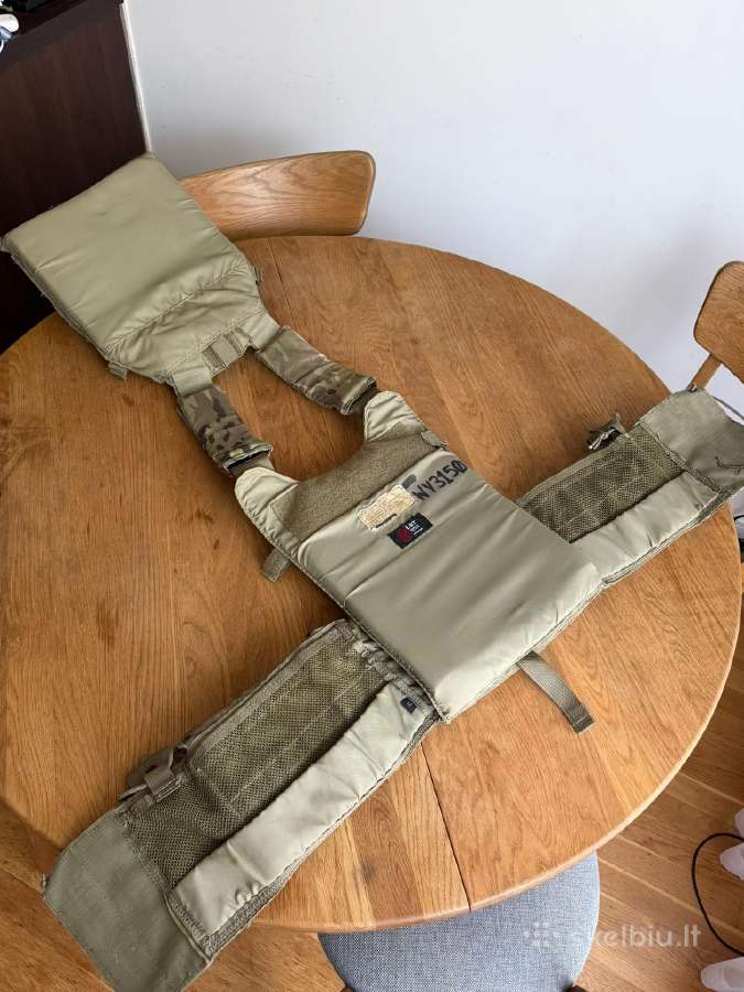 Plate Carrier Lbt su balistika. Naudota - nuotraukos Nr. 3