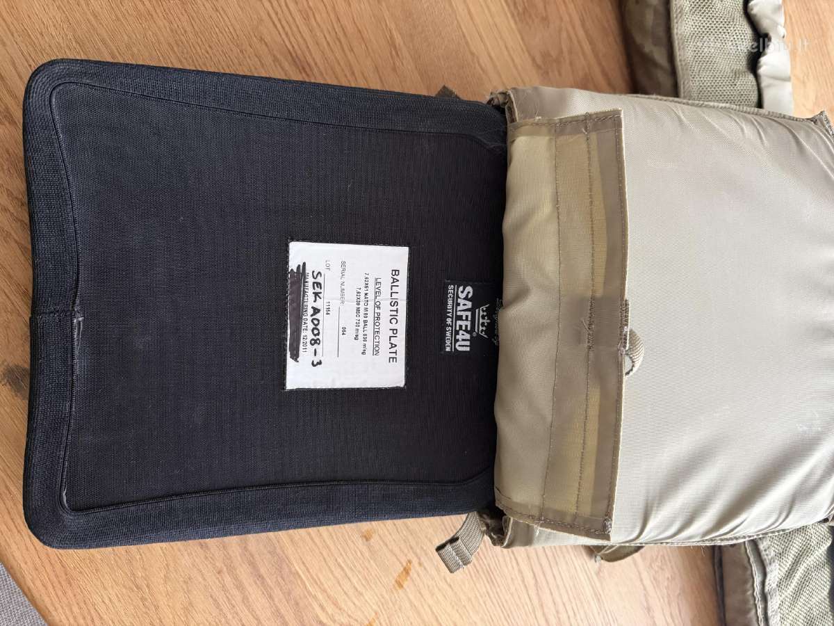 Plate Carrier Lbt su balistika. Naudota - nuotraukos Nr. 11