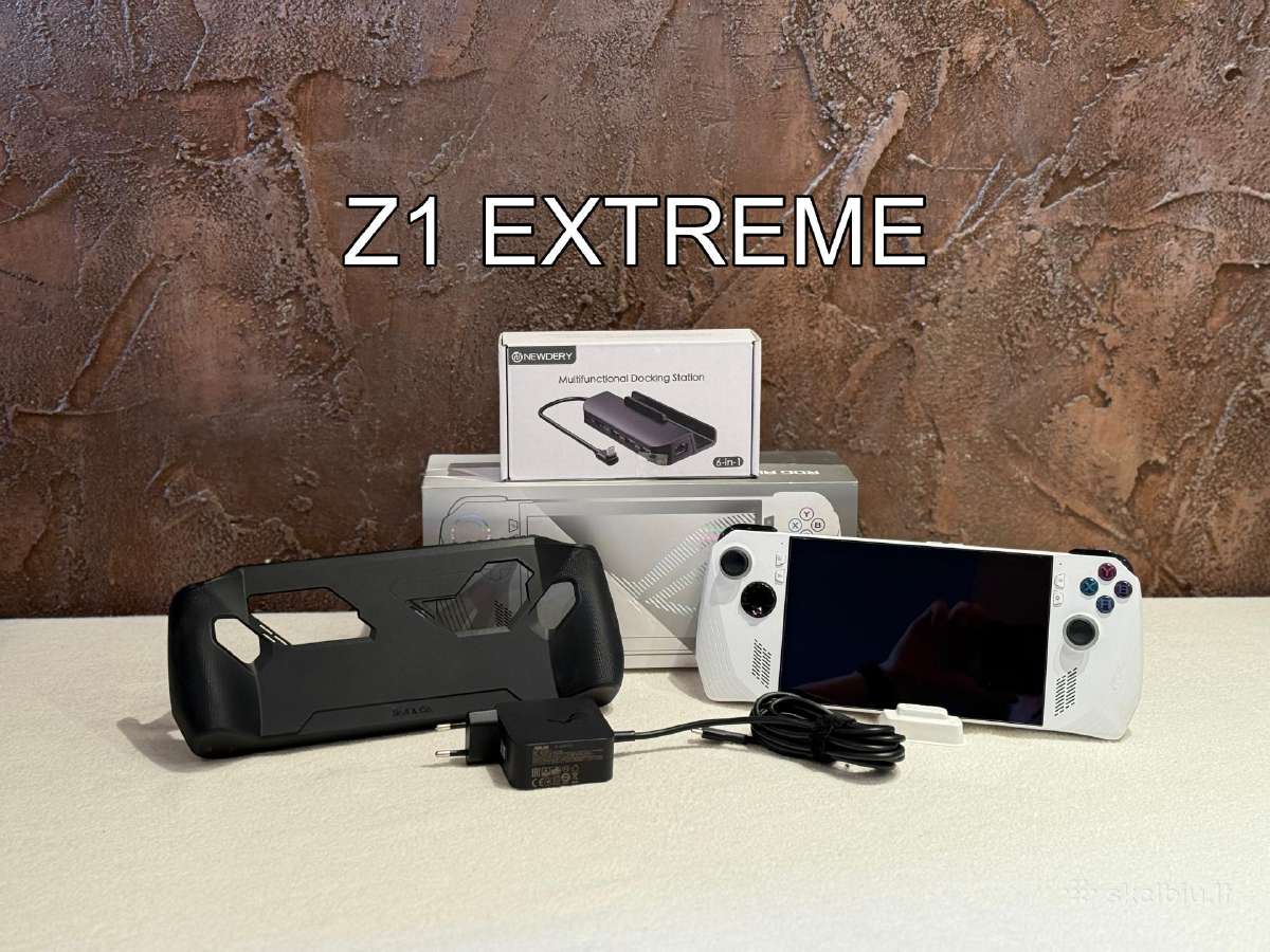 Like new! Asus Rog Ally Z1 Extreme + Dock Station