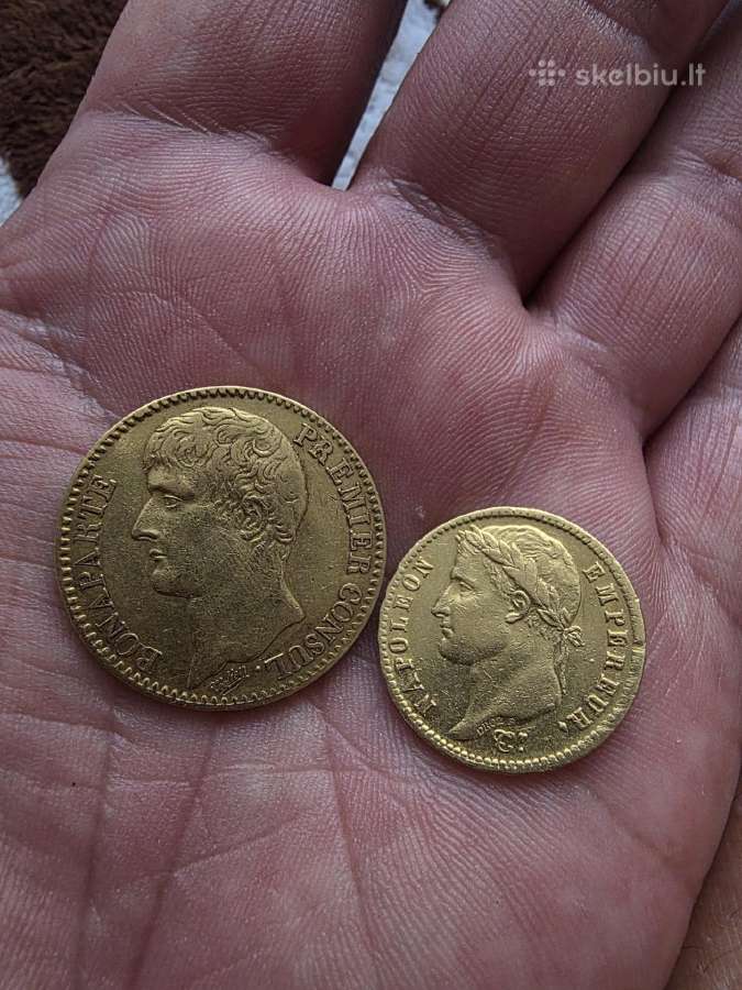 Pransuzija. 40fr. Auksinės moneta