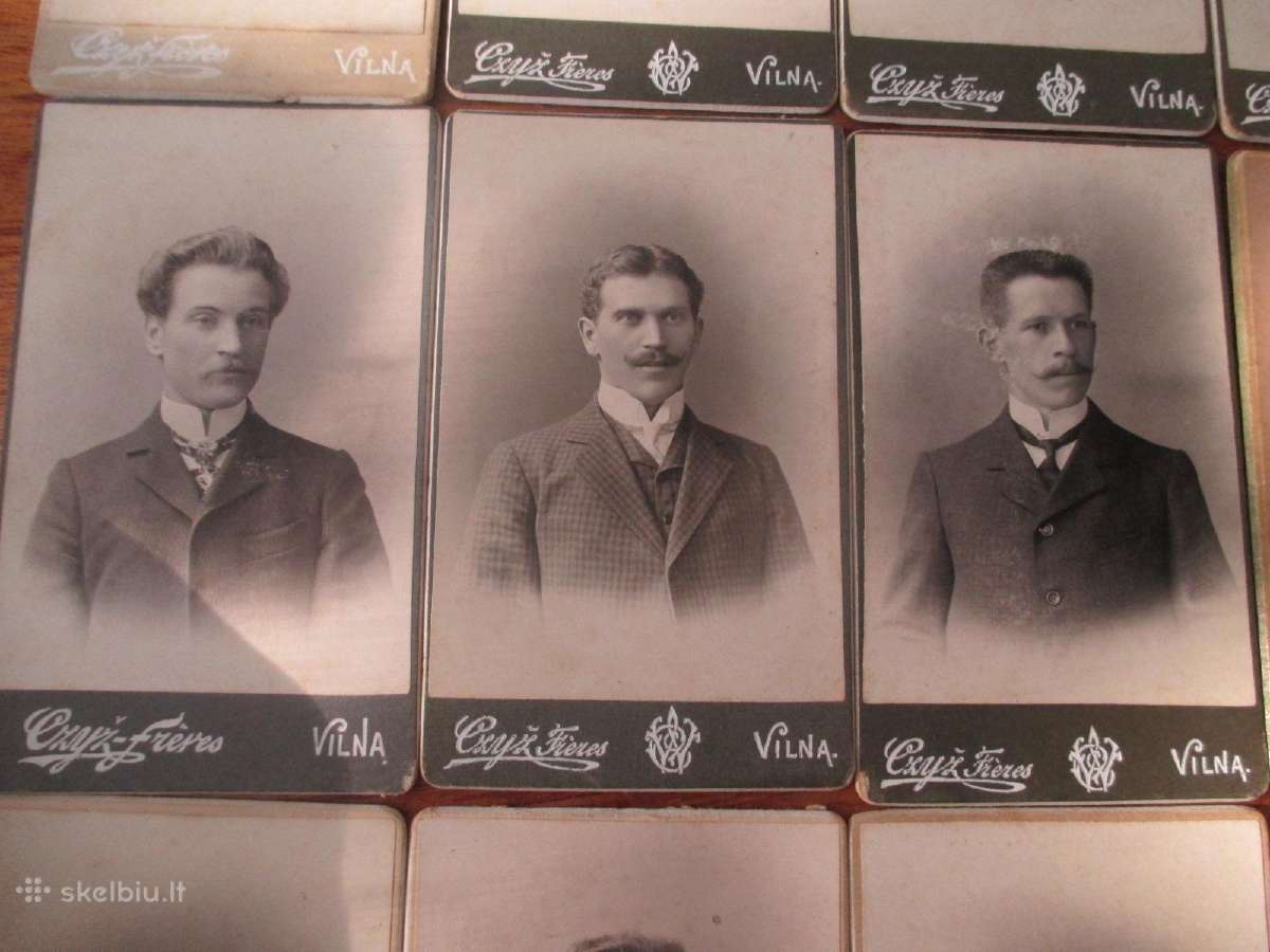 19 a. pab., 20 a. prad. Vilniaus brolių Čiuzų foto - nuotraukos Nr. 4