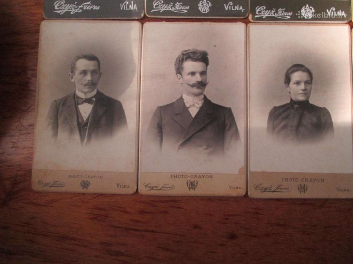 19 a. pab., 20 a. prad. Vilniaus brolių Čiuzų foto - nuotraukos Nr. 6