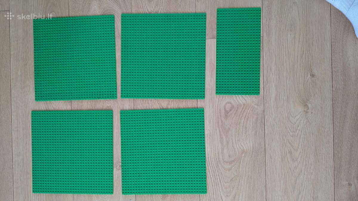 Žalios lego plokštės