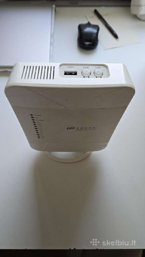 WiFi Zhone router, maršrutizatorius