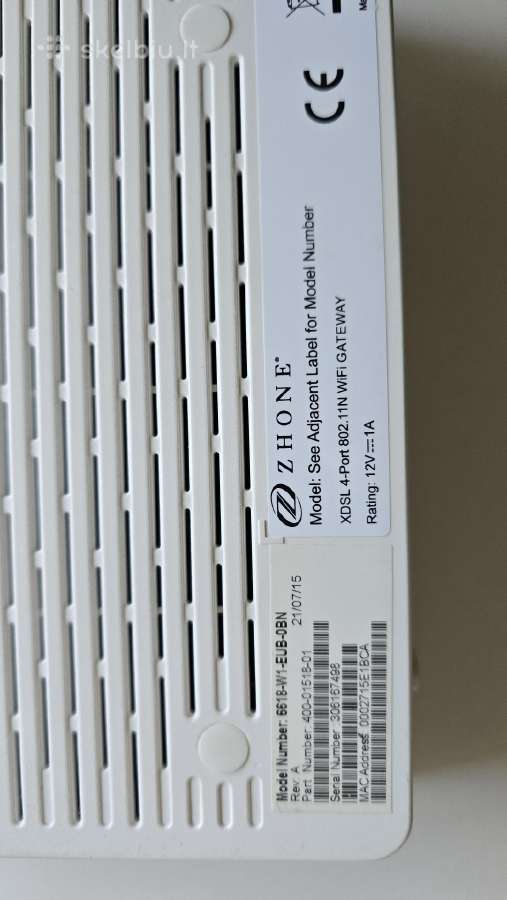 WiFi Zhone router, maršrutizatorius - nuotraukos Nr. 2