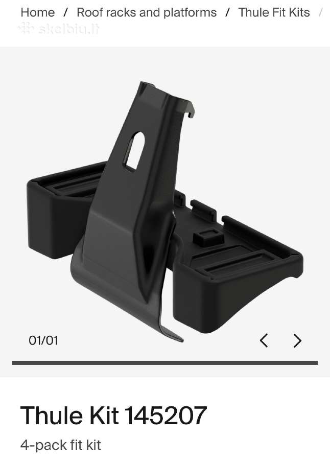 Thule Kit 145207 Skoda Superb nuo 2015