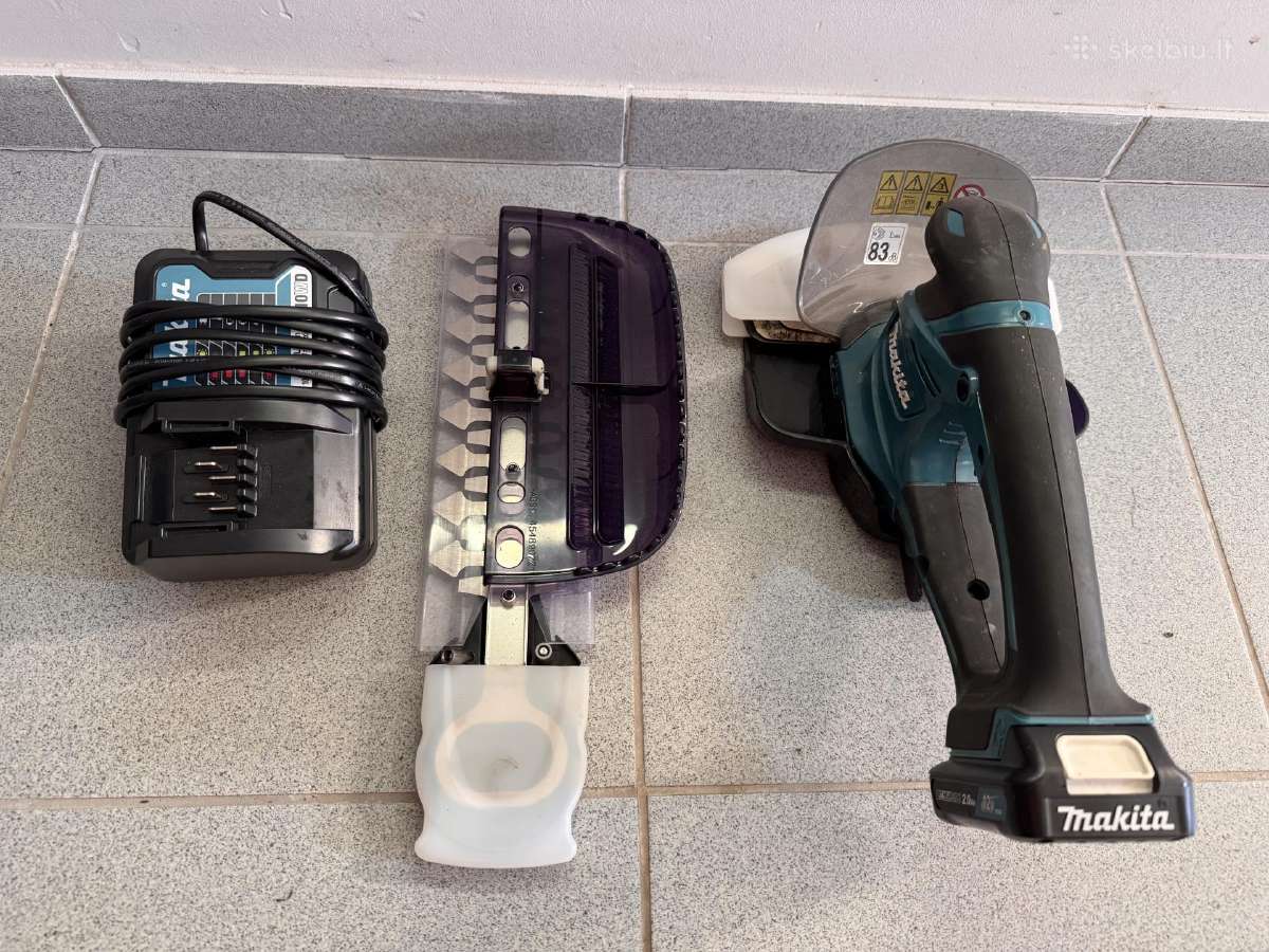 Makita akumuliatorinės žolės ir gyvatvorės žirklės