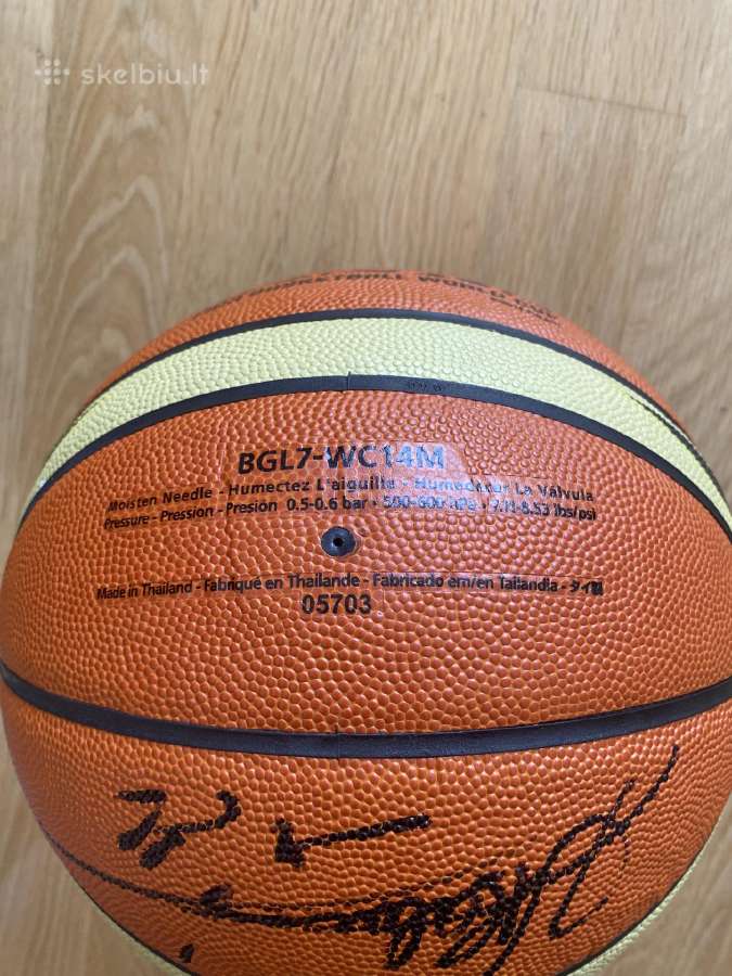 Krepšinio kamuolis su autografu, World Cup 2014 - nuotraukos Nr. 7