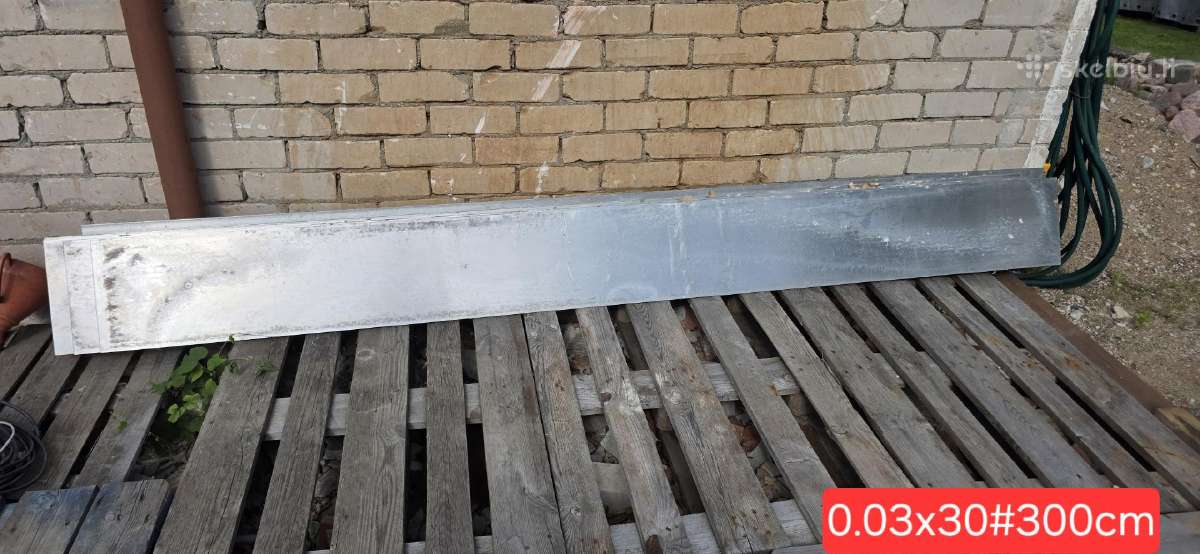 Storos plieno juostos 3mm (9 vnt., 30cm x 300cm)