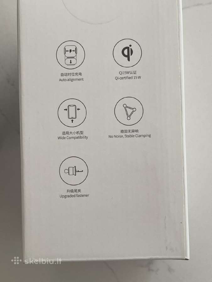Baseus Wisdom Auto Mount Wireless Chaeger 15w - nuotraukos Nr. 2