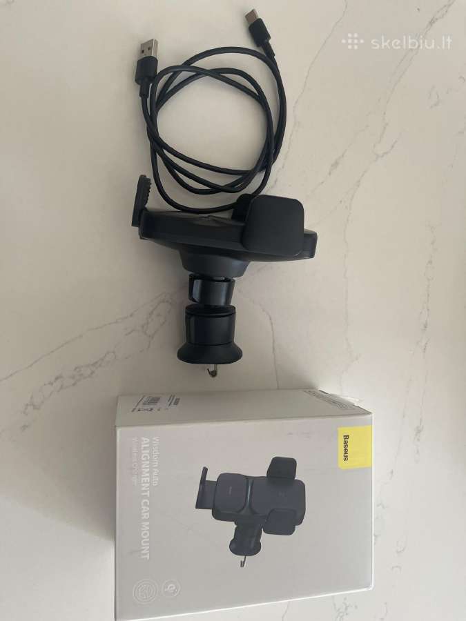 Baseus Wisdom Auto Mount Wireless Chaeger 15w - nuotraukos Nr. 3
