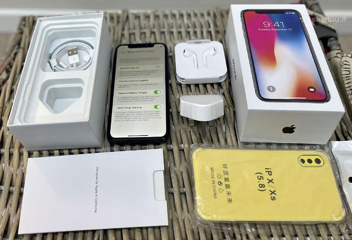 iPhone x 256gb baterija 100% - nuotraukos Nr. 7