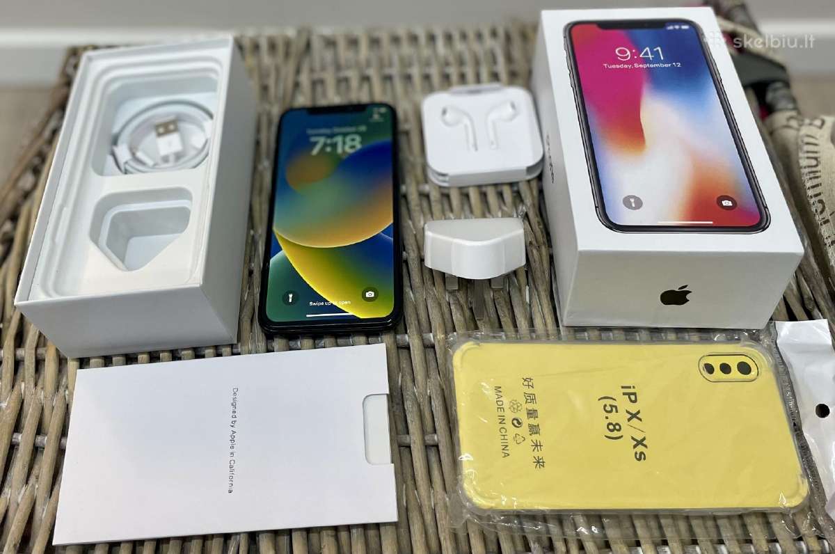 iPhone x 256gb baterija 100% - nuotraukos Nr. 9
