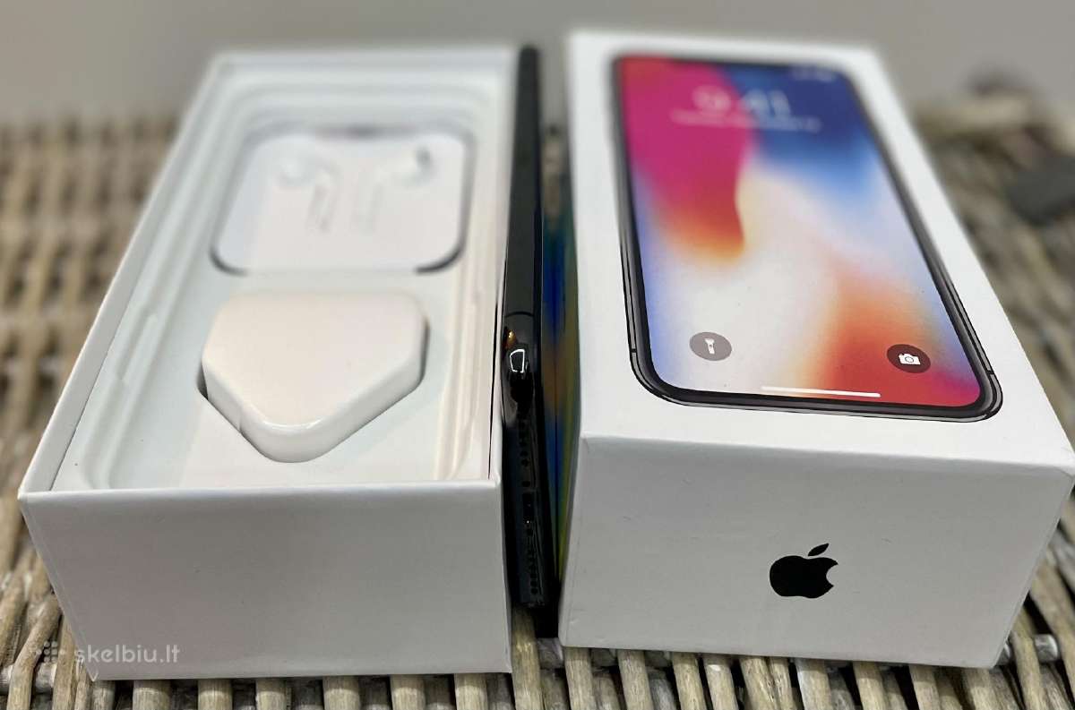 iPhone x 256gb baterija 100% - nuotraukos Nr. 14