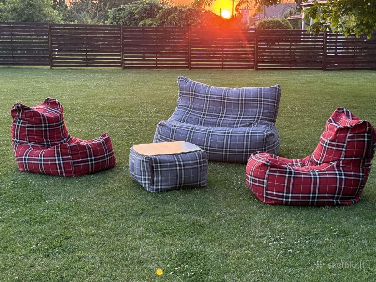 Pušku pušku sėdmaišių komplektas