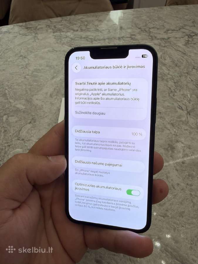 iPhone 13 mini, 128gb 100% - nuotraukos Nr. 5