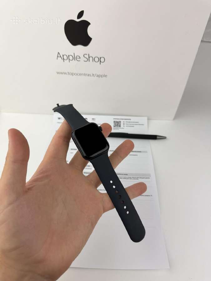 Apple Watch Se 3 44mm Midnight Garantija Draudimas