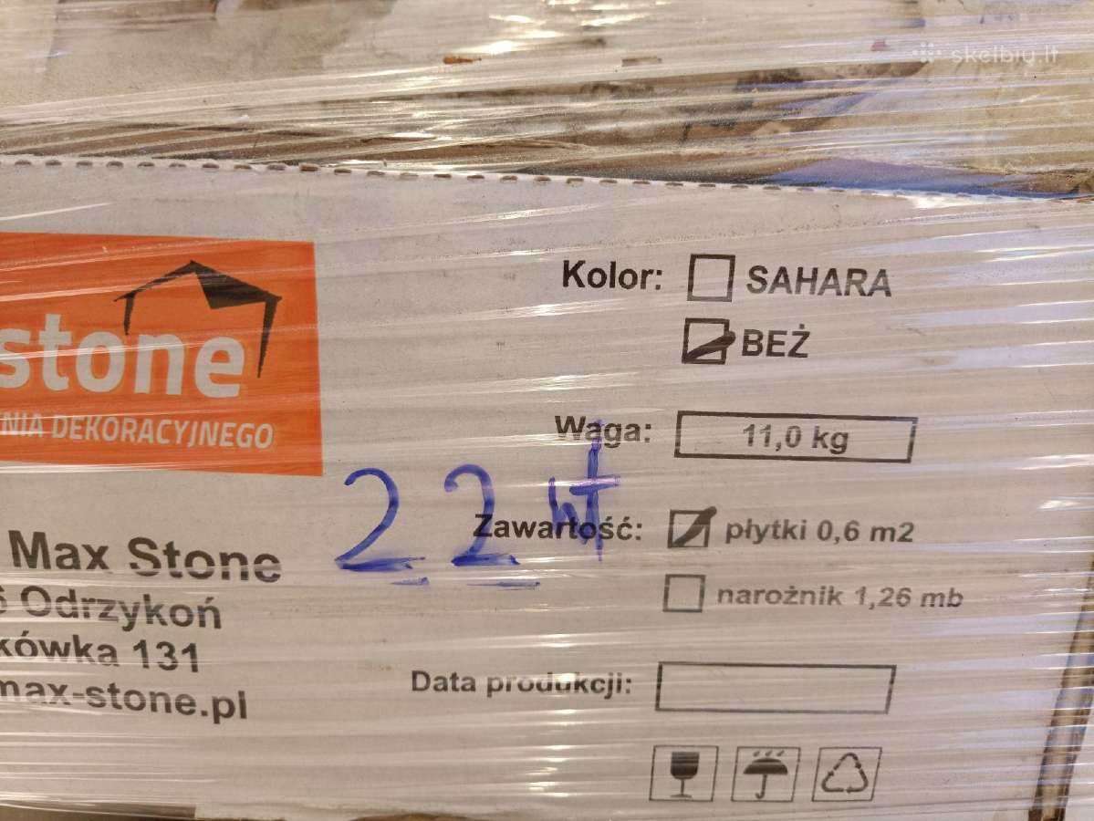 Dekoratyvinis akmuo interjerui, akmenukai - nuotraukos Nr. 2
