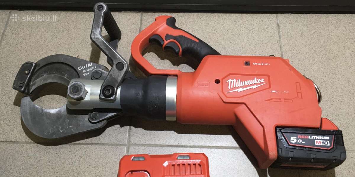 Nuotolinis hidraulinus kabeliu kirptuvas Milwaukee - nuotraukos Nr. 2