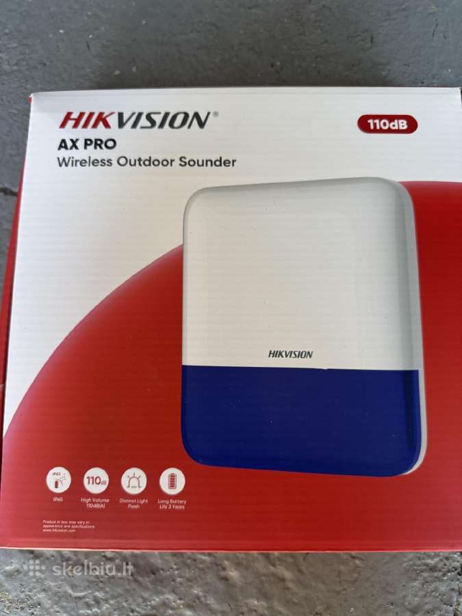 Hikvision Ax pro lauko sirena Ps1-e