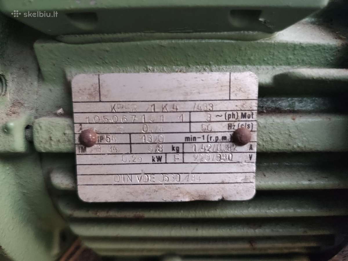 Trifazis elektros variklis Kper 71 K4 / 433 - nuotraukos Nr. 4