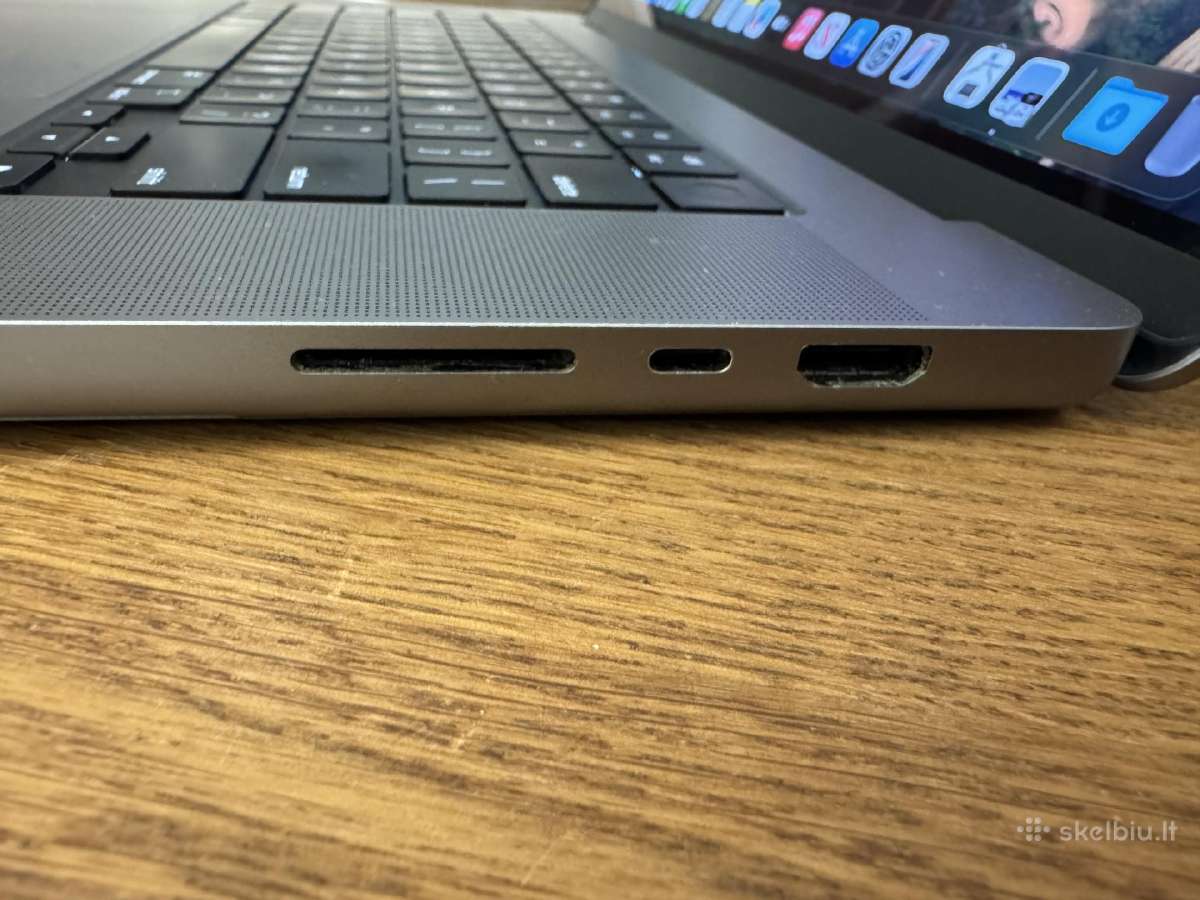 Apple MacBook M1 Pro - 32gb, 512gb HDD, 16" - nuotraukos Nr. 3