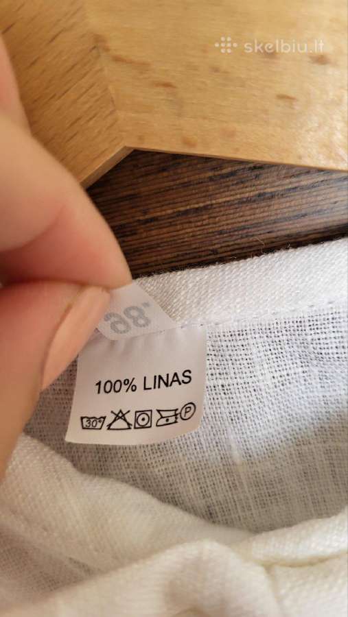 Lininis baltas kostiumėlis vaikui, 10 - nuotraukos Nr. 4
