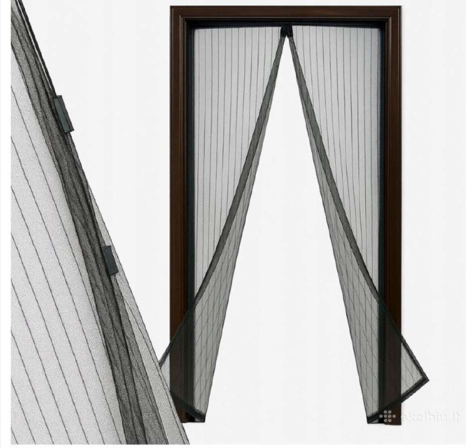 Magnetinė užuolaida durims nuo uodų 100x210cm